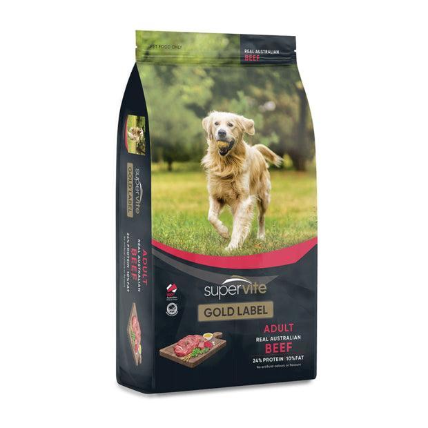 Supervite Gold Label – Adult Dog Food – Australian Beef