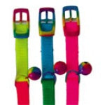 Beau Pets rainbow nylon cat collar
