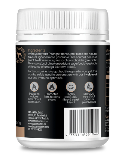 EAC Animal Care – Gut & Gland Anal Gland Expression Support for Dogs