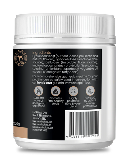 EAC Animal Care – Gut & Gland Anal Gland Expression Support for Dogs